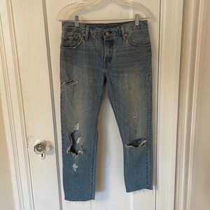 Levi 501 CT Cropped Jeans